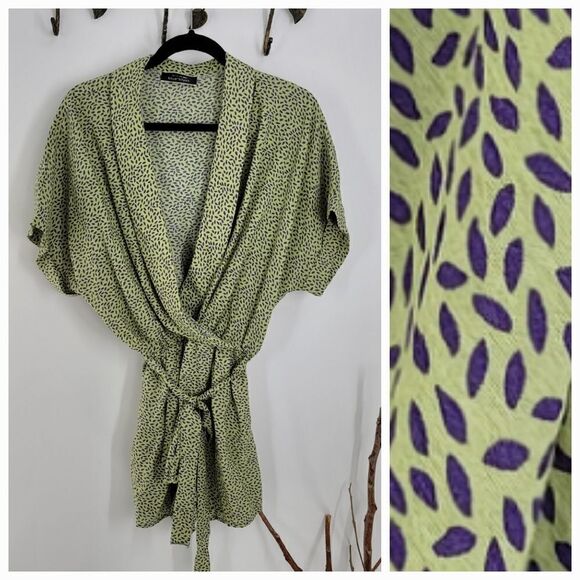 Blue bush green romper shorts - Picture 2 of 11